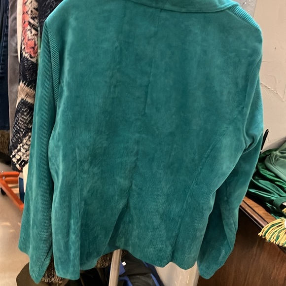 Ladies green button-down jacket size XL by requirements - Picture 3 of 3